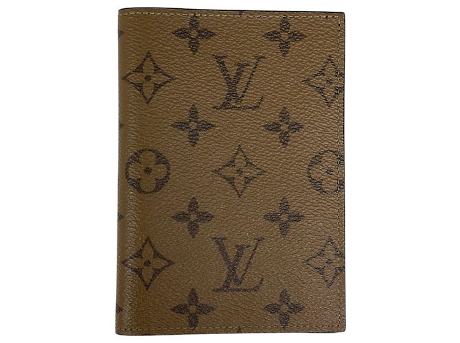 Louis Vuitton Kartenetui Monogram Reverse Braun