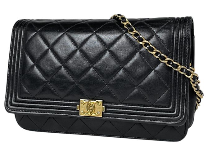 Chanel Boy Chain Wallet Shoulder Bag