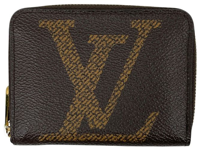 Louis Vuitton Zippy Coin Purse Brown