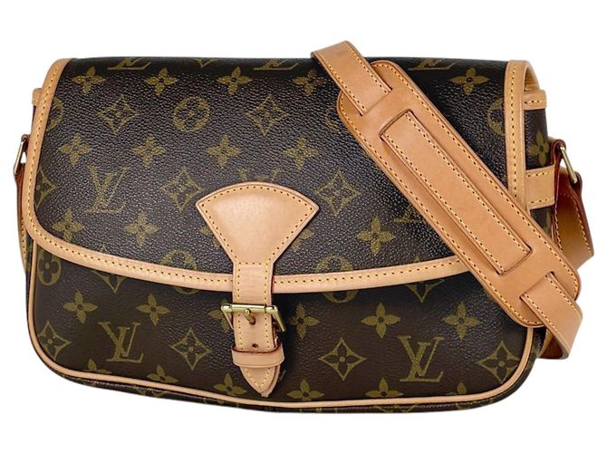Sac à épaule Louis Vuitton Sologne Marron