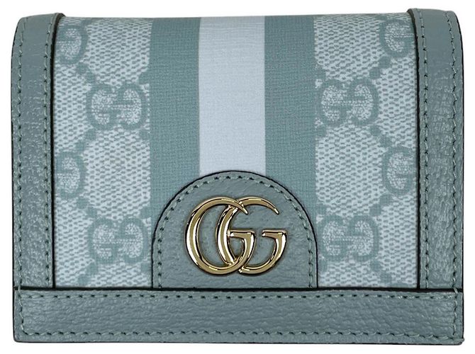 Gucci Ophidia Bi-Fold Geldbörse Hellblau