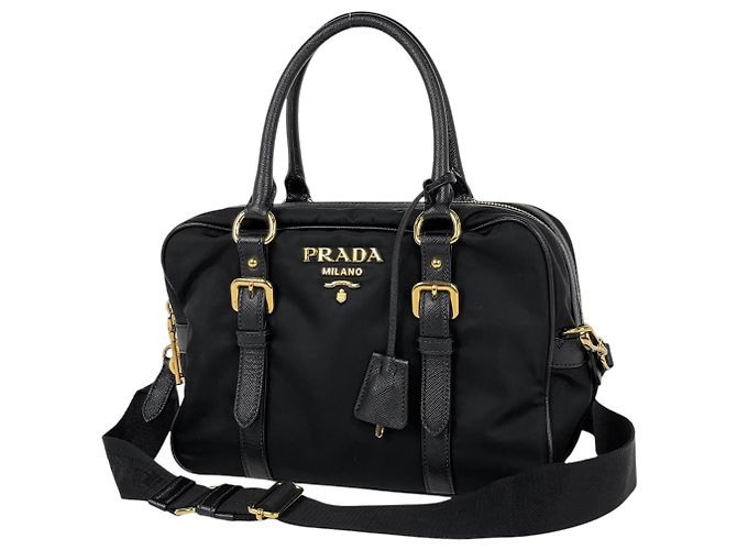 Prada Nylon Handtasche 1BB088 Schwarz