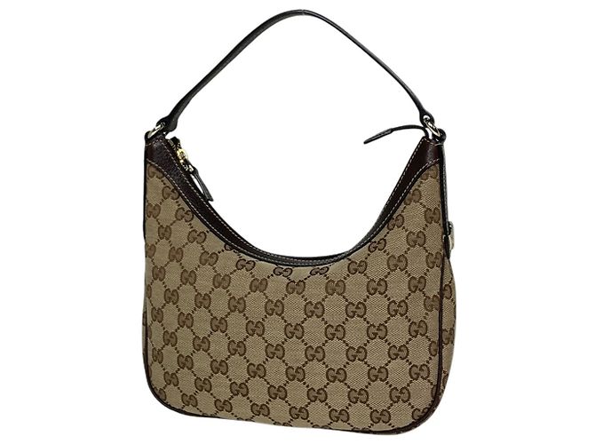 Borsa a tracolla Gucci GG Canvas Marrone