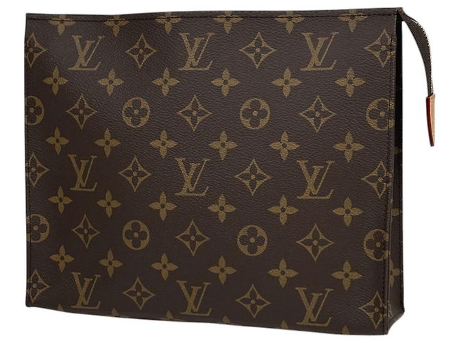 Louis Vuitton Monogram Clutch Tasche Braun