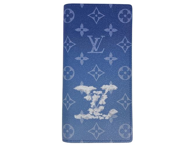 Louis Vuitton Portefeuille Brazza Long Wallet Azul