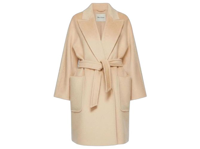 Abrigo Max Mara Crine de Pelo de Camello Beige