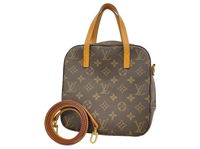 Borsa Louis Vuitton Monogram Spontini Marrone
