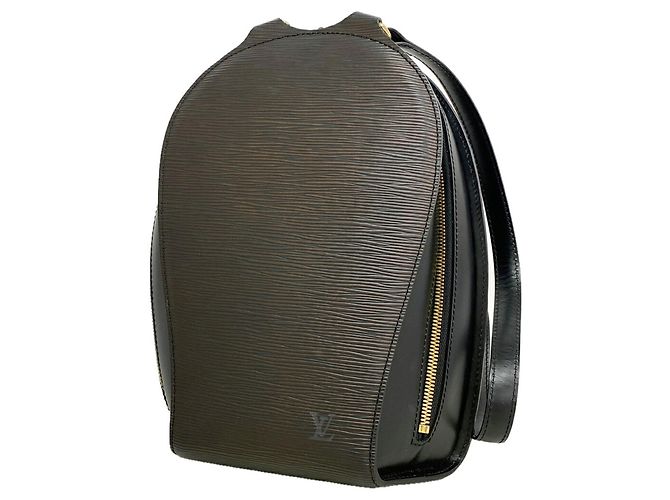 Louis Vuitton Epi Mabillon Backpack in Noir Black