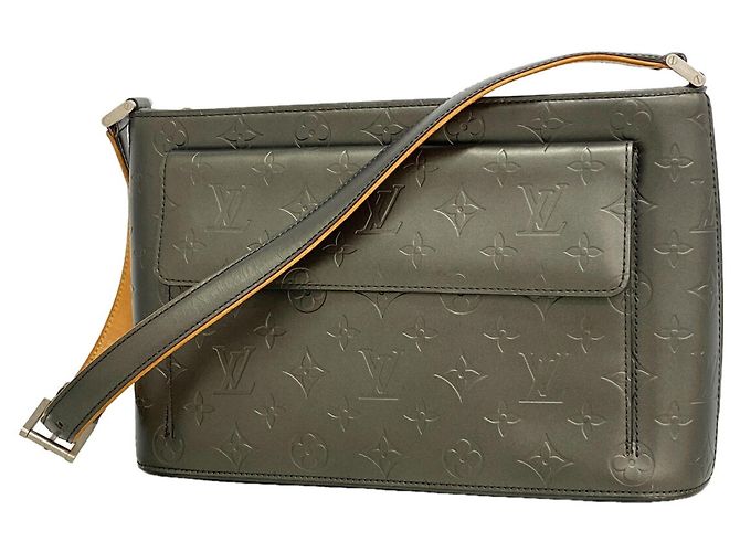 Sac à épaule Louis Vuitton Monogram Mat Alston Noir