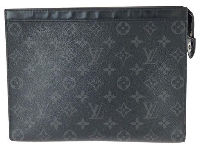 Louis Vuitton Monogram Eclipse Pochette Voyage MM Noir Monogramme