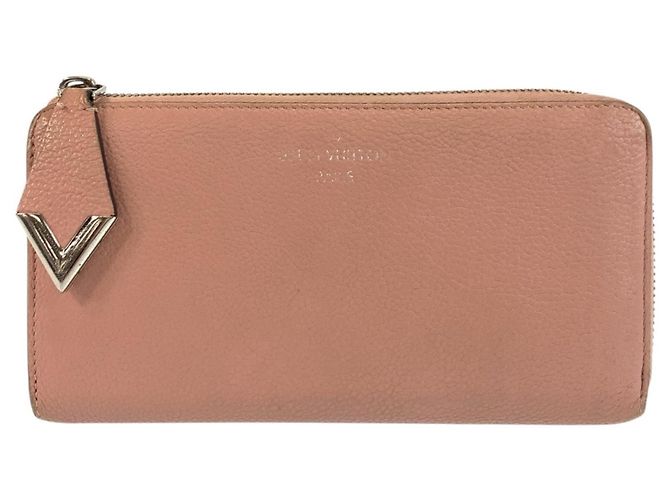 Louis Vuitton Portefeuille Comet Long Wallet Pink Grau