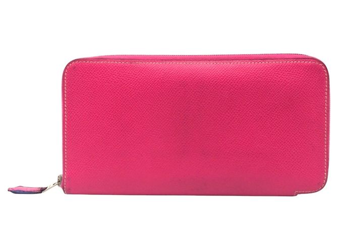 Hermès Cartera larga HERMES Azap en Pink Rose Tyrien Rosa