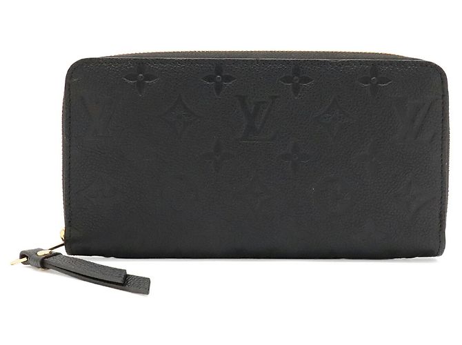 Cartera larga Louis Vuitton Monogram Empreinte Negro
