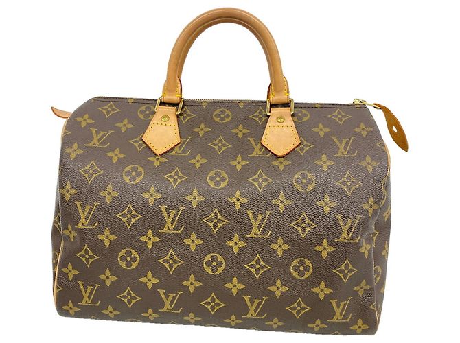 Louis Vuitton Monogram Speedy 30 Handtasche Braun