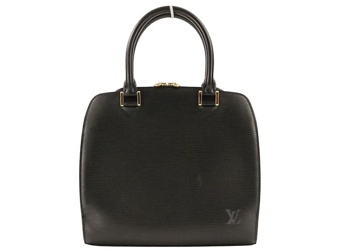 Borsa Louis Vuitton Epi Pont Neuf Nero