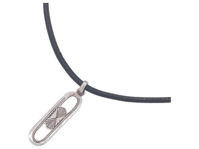 Hermès Collana Hermes Touareg Nero