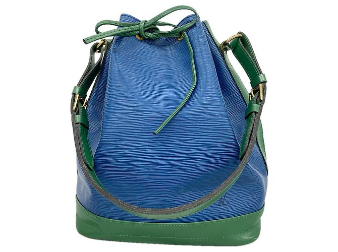 Borsa a tracolla Louis Vuitton Epi Noe Blu