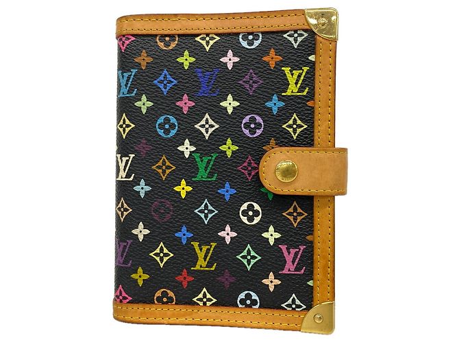 Louis Vuitton Monogram Multicolor Agenda PM Notebook Cover Noir