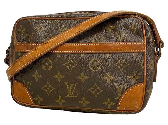 Borsa a tracolla Louis Vuitton Monogram Trocadero 23 Marrone