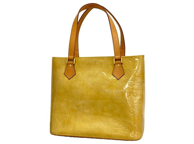 Borsa Tote Louis Vuitton Vernis Houston Beige