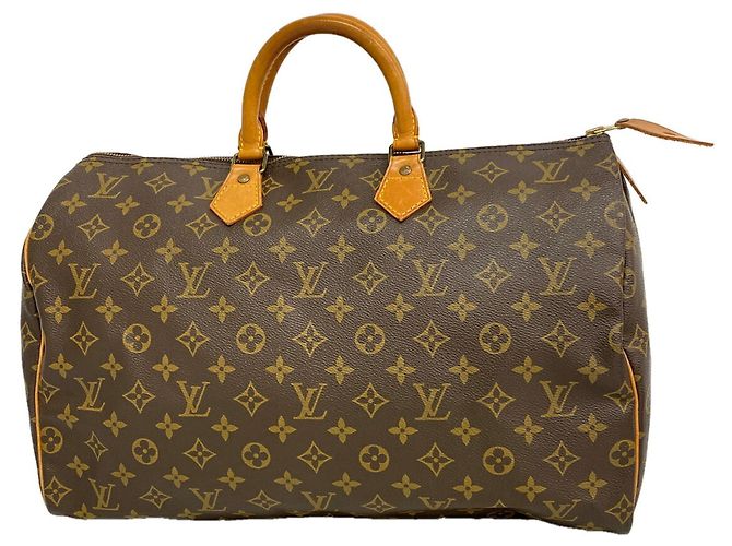 Borsa Louis Vuitton Monogram Speedy 40 Marrone