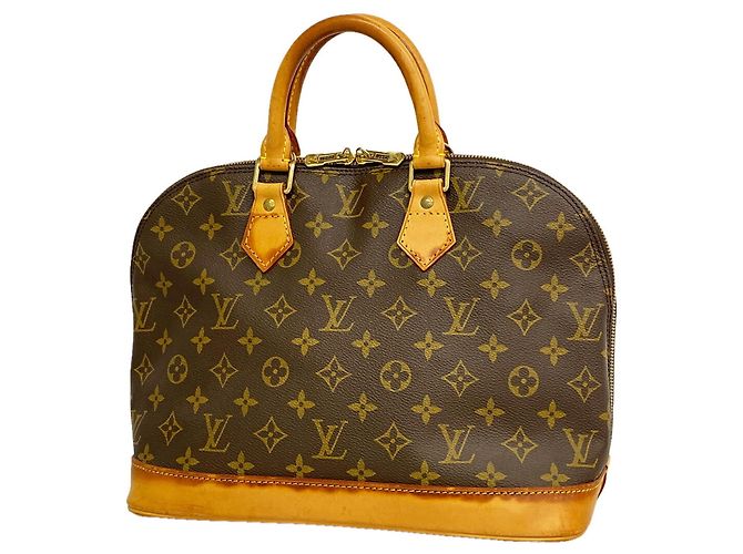 Borsa Louis Vuitton Alma Monogram Marrone