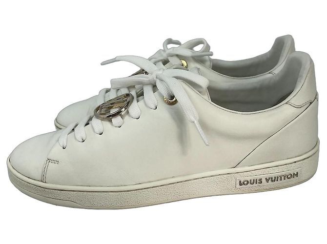 Louis Vuitton Frontrow Baskets en cuir blanc