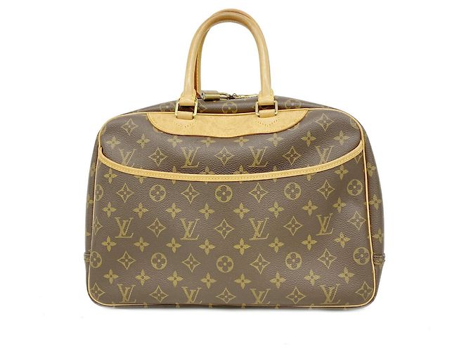 Borsa Louis Vuitton Monogram Deauville Marrone