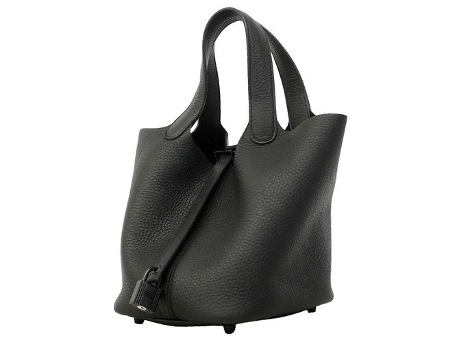 Hermès Borsa Hermes Picotin Lock PM Nero