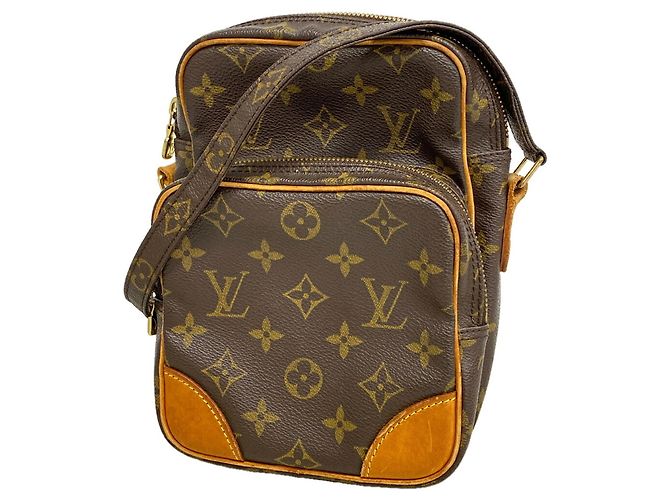Bolso de hombro Louis Vuitton Monogram Amazon Castaño