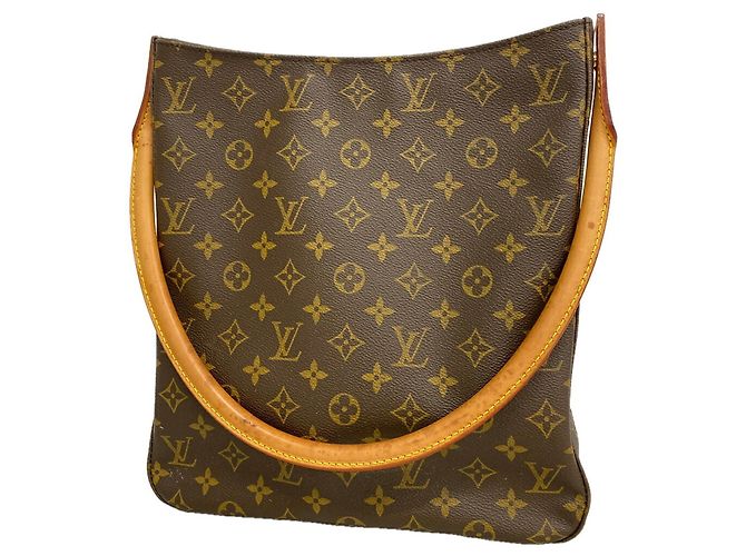 Bolsa de Ombro Louis Vuitton Monogram Looping GM Marrom