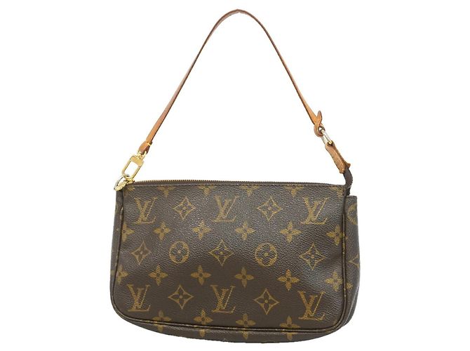 Louis Vuitton Monogram Pochette Accessoires M51980 Marrone