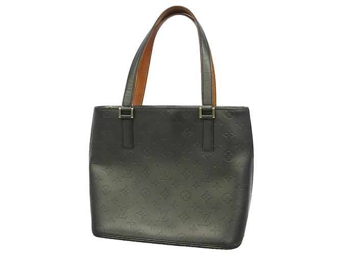Borsa Tote Louis Vuitton Monogram Mat Stockton Nero