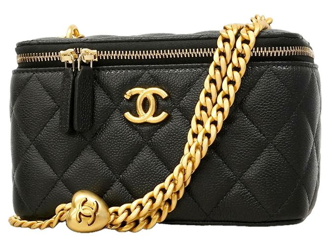 Borsa a tracolla Chanel Matelassé con catena Nero