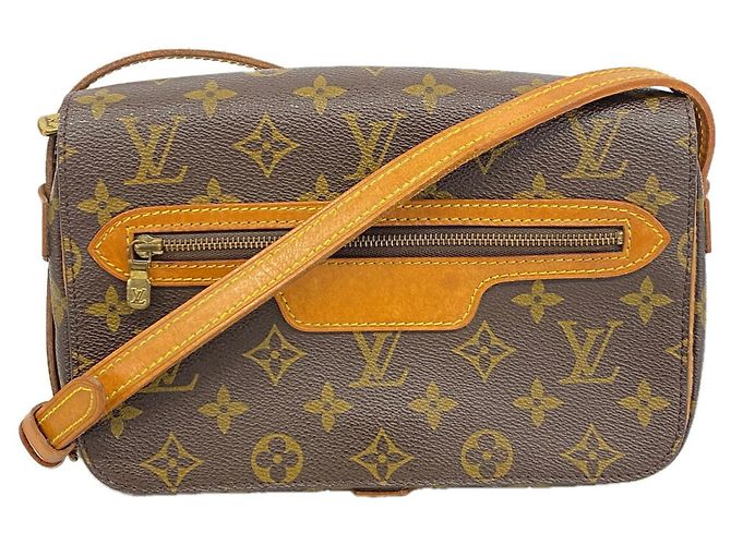 Sac à épaule Louis Vuitton Monogram Saint Germain 24 Marron