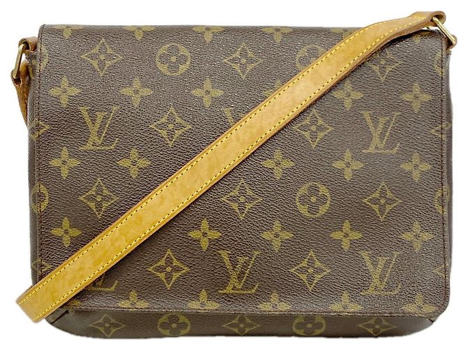 Borsa a tracolla Louis Vuitton Monogram Musette Tango Marrone