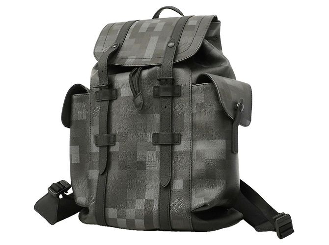 Louis Vuitton Damouflage Christopher MM Backpack Black
