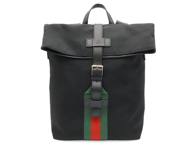 Zaino Gucci Techno Canvas Web Nero