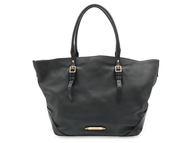 Burberry Check Tote Bag Schwarz