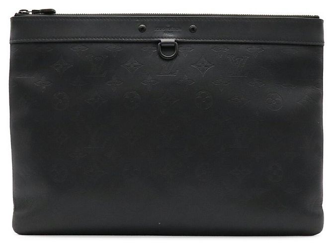 Louis Vuitton Pochette Discovery Clutch Black