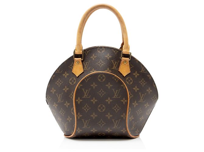 Borsa Louis Vuitton Vintage Monogram Canvas Ellipse PM Marrone