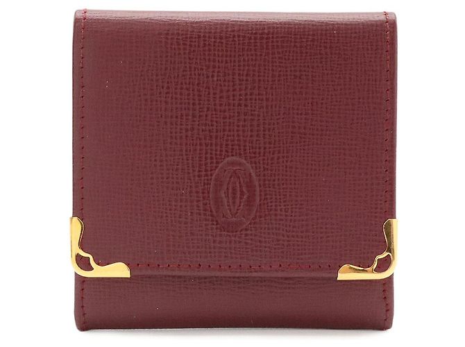 Monedero Cartier Marrón Castaño