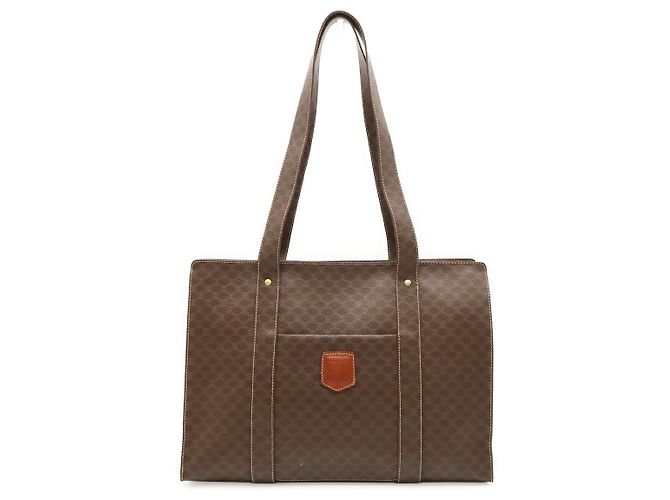 Edge Céline Borsa Tote Celine Macadam Marrone