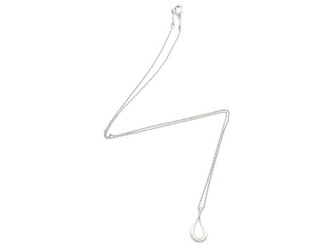 Collar Open Teardrop Elsa Peretti en plata esterlina Tiffany & Co. Metálico