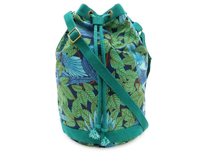 Borsa a tracolla Hermès in tessuto Multicolore