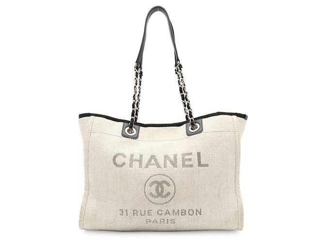 Borsa Chanel Deauville Tote MM Multicolore