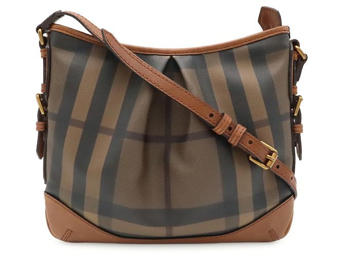 Borsa a tracolla Burberry Smoked Check Multicolore