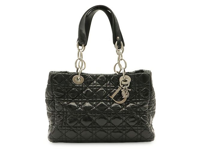 Autre Marque Dior Lady Dior Cannage Tote Schwarz