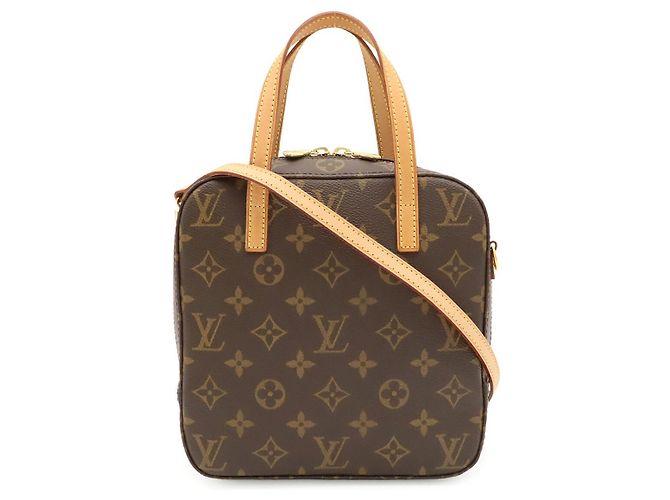 Sac à main Louis Vuitton Monogram Spontini Marron