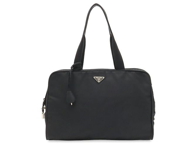 Borsetta Prada con logo Triangle Nero